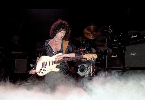 Ritchie Blackmore rocking out during his Rainbow days — June 19, 1982, at Madison Square Garden, New York, N.Y (Photo by Frank White)