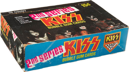 Donruss KISS bubble gum cards