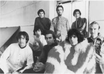 BLOOD, SWEAT & TEARS had a secret weapon in bassist Jim Fielder (bottom row, far left). Sony Music Archives/Don Hunstein