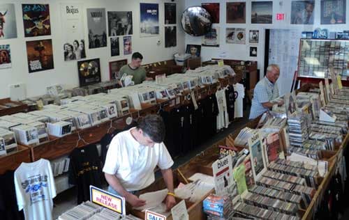 FROM THE BEATLES TO THE BLUES, Birdland Records offers customers a feast of music. Photo courtesy Birdland Records