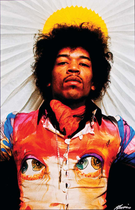Long before Jimi Hendrix wowed Monterey Pop Festivalgoers with his incredible guitar work, he was working in backing bands and even had a stint in the U.S. Army. This limited-edition signed photo (No. 3 of 100) by Karl Ferris sold for $717 at auction in July 2011. Photo courtesy Heritage Auction Galleries.