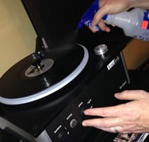 Jay Jay French Twisted Sister record cleaner