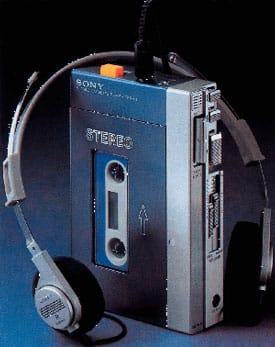 THE ICONIC SONY WALKMAN is the latest techno dinosaur, as Sony has announced it has halted production of the cassette-tape player Japan. Photo courtesy SonyInsider.com