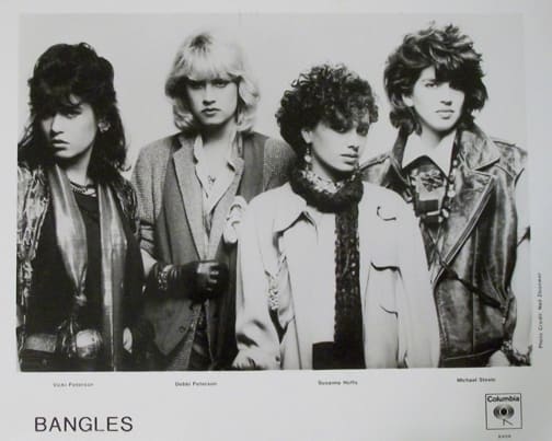 The Bangles Columbia Records publicity photo