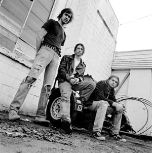 Nirvana’s final lineup, in place by the ‘Nevermind’ album, was its most famous (from left): bassist Krist Novoselic, drummer Dave Grohl and frontman Kurt Cobain. Courtesy of Universal Music Group/Photo by Chris Cuffaro