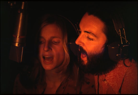 Paul and Linda McCartney recording studio