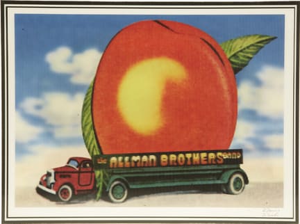 Eat A Peach Lenticular with Peach