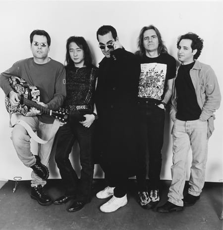 The old lineup of Spock’s Beard: (from left) Alan Morse, Ryo Okumoto, Neal Morse, Dave Meros and Nick D’Virgilo. Photo courtesy of Metal Blade Records