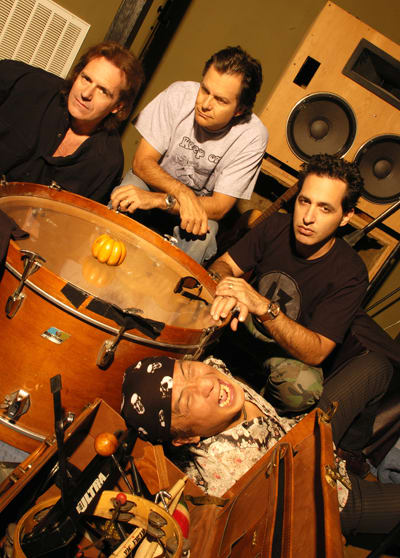 Currently, Spock’s Beard is (from top, left) Dave Meros (Bass/Keys/BGVs), Alan Morse (Guitars/BGVs), Nick D’Virgilo (Lead Vox/Drums/Guitar/Keys) and Ryo Okumoto (Keyboards). Courtesy of Spock's Beard
