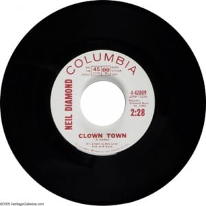 Neil Diamond Clown Town 45