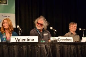 From left: Kathy Valentine, Scott McCaughey and Chris Stamey during the "Lowe Common Denominator" panel March 13 at SXSW. (Photo by Chris M. Junior)
