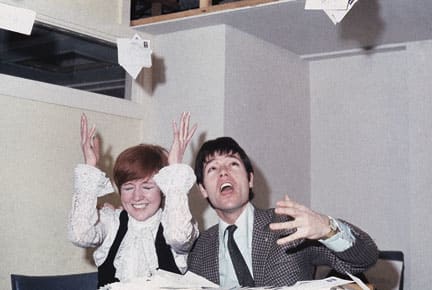 Cilla Black and Cliff Richard
