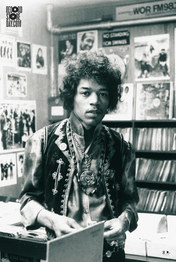 Jimi Hendrix Record Store Day poster