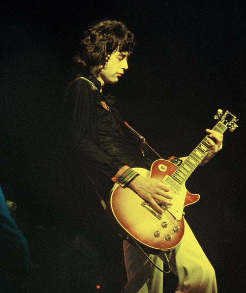 JIMMY PAGE was an incredibly insightful musician and very little happened by accident. Photo by Richard Kwasniewski/Frank White Photo Agency