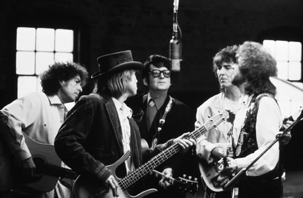 Traveling Wilburys publicity photo courtesy Rhino