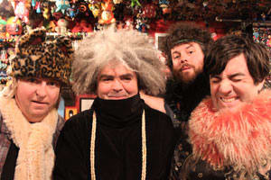 Melvins drummer Dale Crover (far left) is one of several musicians to do a tour of duty in Nirvana (Publicity photo).