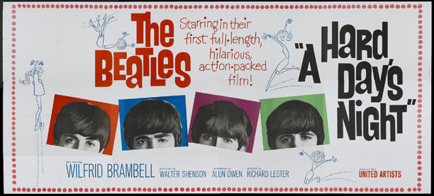 Beatles Hard Day's Night poster