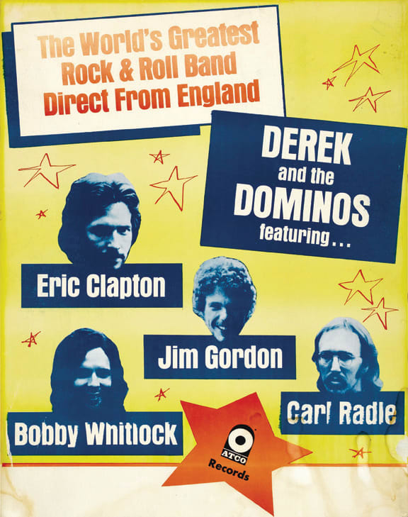 This concert poster could've had Neal Schon in it — had the guitarist taken up Eric Clapton on his offer to join up and head over to England to perform. This poster sold for $537.75 at auction. Photo courtesy Heritage Auctions.