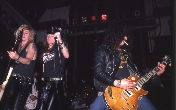 Guns N' Roses Axl Duff and Slash 1988