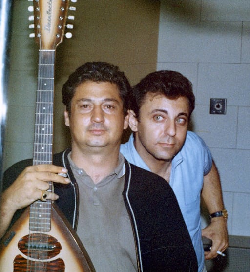 Tommy Tedesco and Hal Blaine of The Wrecking Crew