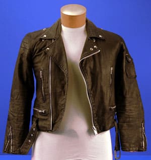 Graham Bonnet’s jacket from Michael Schenker Group. A Microphone stand from Ministry’s Al Jourgensen. Photo courtesy of Backstage Auctions