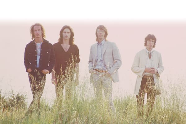 THE DOORS (from left) Robby Krieger, Jim Morrison, Ray Manzarek and John Densmore. Photo courtesy Rhino.