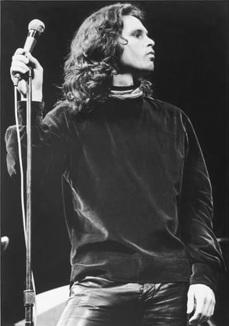IN 1970, JIM MORRISON was still reeling from the obscenity bust in Miami. Photo courtesy of David Sygal/”The Doors — The Illustrated History “(1993)