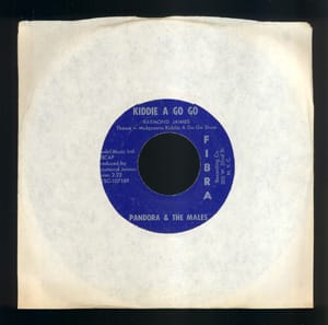 Ted Nugent's first recording: 7" of Pandora & The Males, "Kiddie A Go Go." Courtesy of Backstage Auctions