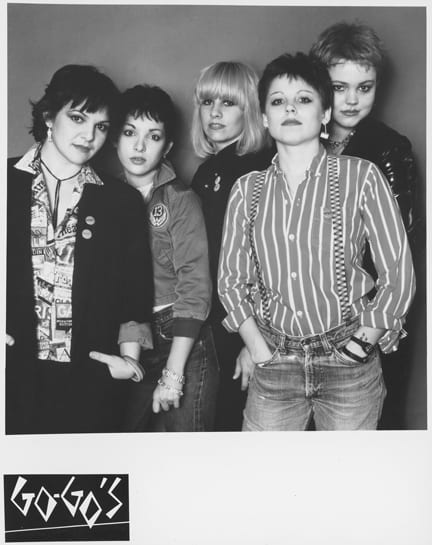 The Go-Go's early publicity photo