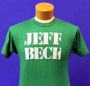 Jeff Beck concert T-shirt
