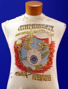 Hendrix Fillmore 1968 ripped concert T-shirt