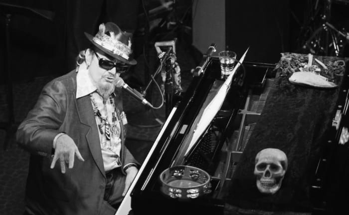 Dr. John gestures toward the audience during his Oct. 23 show at Havana in New Hope, Pa. (Photo by Chris M. Junior)