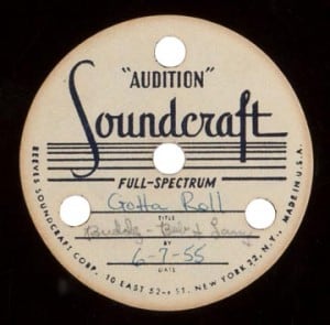 Buddy Holly 78 RPM AcetateBuddy Holly Acetate