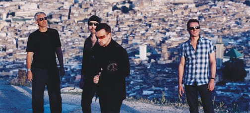 U2 Bono The Edge Larry Mullen and Adam Clayton