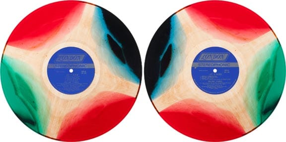This multicolored vinyl pressing of The Rolling Stones' "Let It Bleed" album was part of a select pressing for London Records executives.