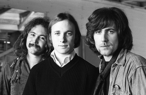 David Crosby Stephen Stills and Graham Nash in 1969