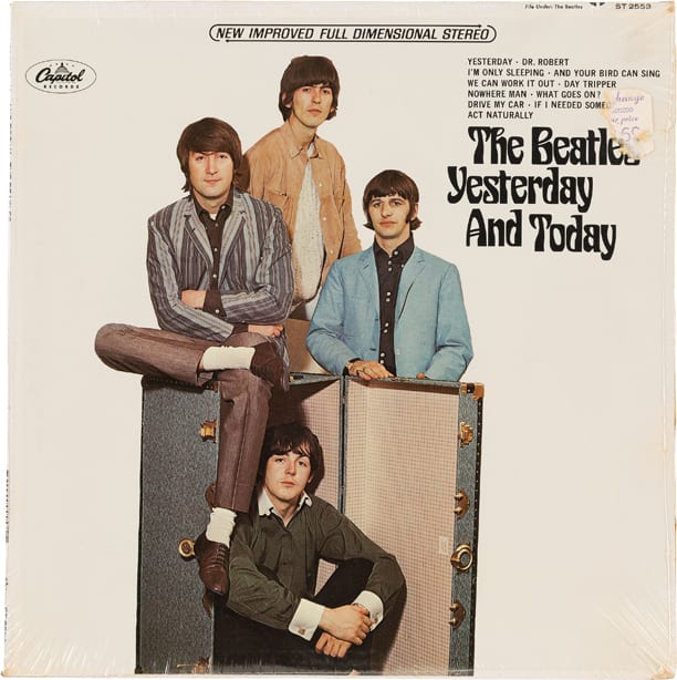 Beatles Yesterday and Today Trunk Cover Capitol