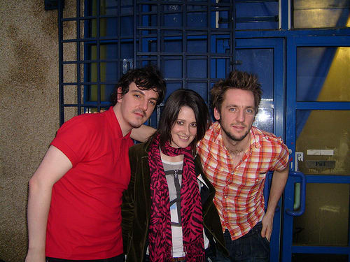 Glasgow’s GoGoBot are (left to right) Marko Kelly, Rosie McClune, and Gordon McNeil. (Photo by Jim Gellatly.)
