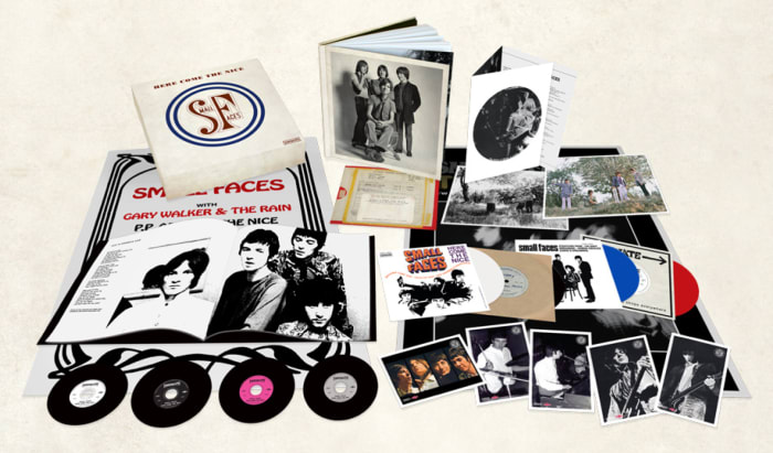 The Small Faces box set released by Charly is limited to 3,000 copies, which were all hand-signed by surviving members Kenney Jones and Ian McLagan. Publicity photo.