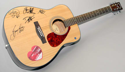 REO Speedwagon signed guitar