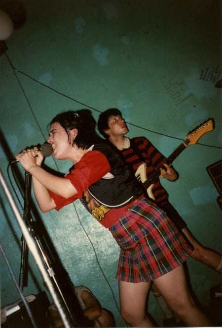 Bikini Kill Kathleen Hanna and Billy Karren