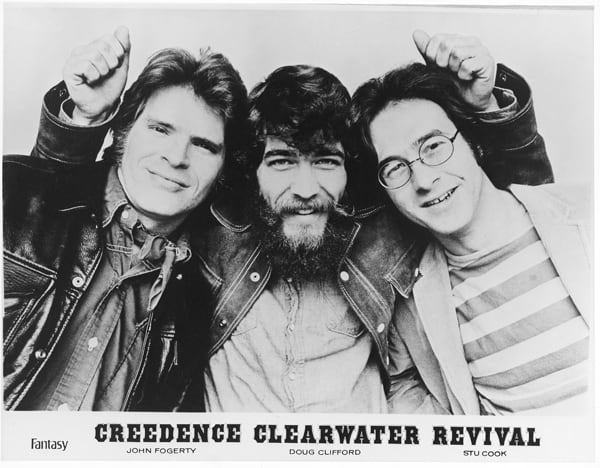 Creedence Clearwater Revival Stu Cook, Doug "Cosmo" Clifford and John Fogerty