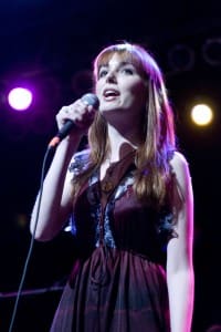 Sahara Smith performs March 19 as part of the Austin Music Awards, which were held at Austin Music Hall. (Photo by Chris M. Junior)