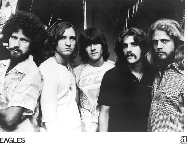 The Eagles publicity photo Asylum Records