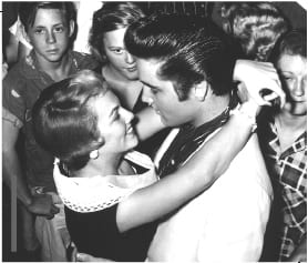 Dating a music icon is no picnic. For starters, getting alone time as a couple can be next to impossible. “In a way, it was frustrating for me, because there were times I wanted to be alone with my boyfriend, so that could be hard. But it also opened my eyes that maybe marriage to this man would not be so good because his friends are around all the time!” recalls Anita Wood, Elvis Presley’s onetime girlfriend. Photo credit: elvisandanita.com