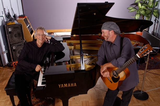 Ray Manzarek and Roy Rogers publicity photo courtesy Blind Pig Records