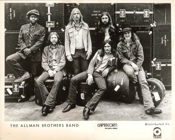 Allman Brothers Band Fillmore publicity photo