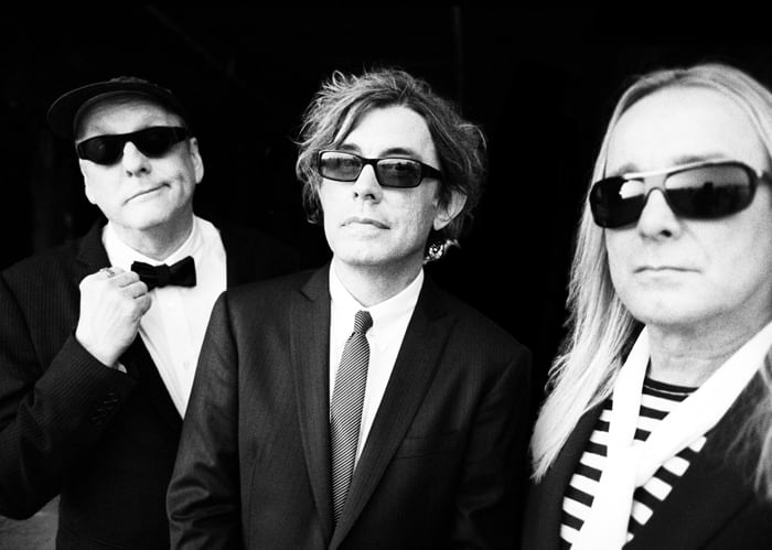 Cheap Trick — (L-R) Rick Nielsen, Tom Petersson and Robin Zander — just came out with the new studio album, "Bang Zoom Crazy... Hello" (above, right), and will promote it on their upcoming "Rock Hall Three For All" tour with Heart and Joan Jett & the Blackhearts. (Publicity photo courtesy of Big Hassle Media)