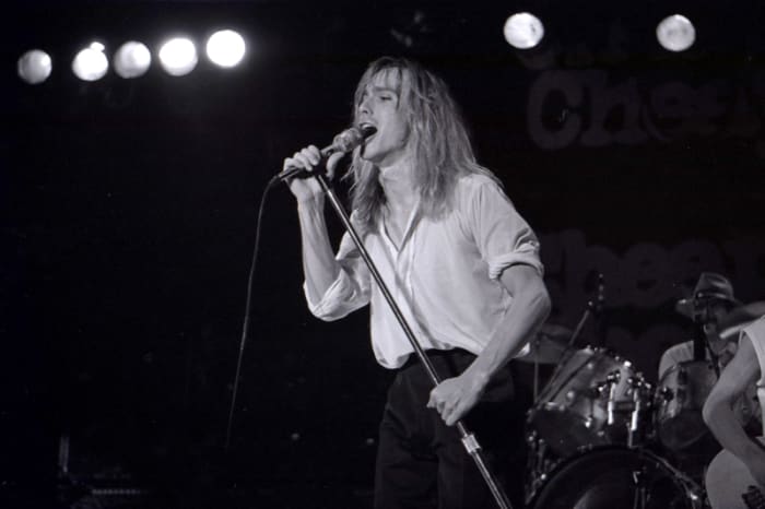 Robin Zander on stage with Cheap Trick on May 26, 1979, at the Convention Hall in Asbury Park, N.J. (Photo by John T. Comerford III/Frank White Photo Agency)