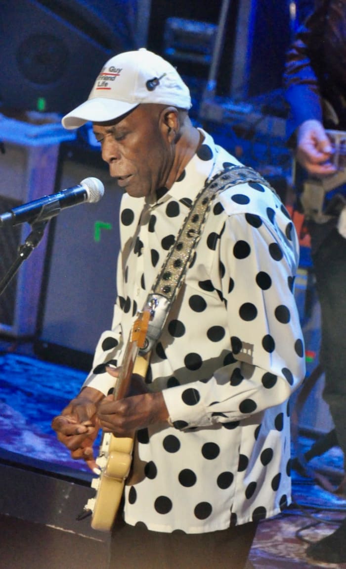 Buddy Guy on July 6, 2019 at Salle Wilfrid-Pelletier, Place des Art, Montréal - Photo by Alisa B. Cherry.